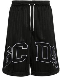 Gcds - Sports Shorts With Embroidered Logo - Lyst