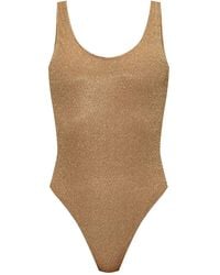 Oséree - Lumiere Lurex Sporty Maillot - Lyst
