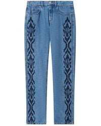 Isabel Marant - Lewys Jeans With Embroidery - Lyst