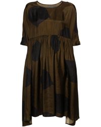 Uma Wang - Midi Dress With Abstract Print - Lyst