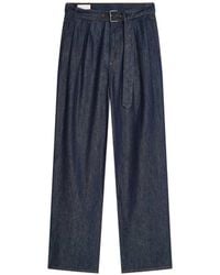 Dries Van Noten - Wide-Leg Jeans With Belt - Lyst