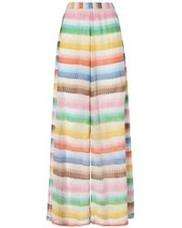 Missoni - Beach Pants With Zigzag Slit - Lyst