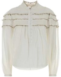 Isabel Marant - Doane Ruffled Blouse - Lyst