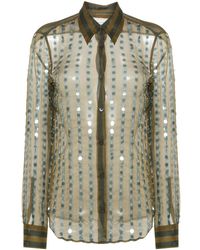 Dries Van Noten - Chowy Emb 8105 W.W.Shirt Khaki - Lyst