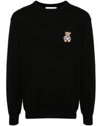 Moschino - Sweater With Teddy Bear Motif - Lyst