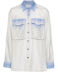 Dries Van Noten - Oversized Silk Shirt - Lyst