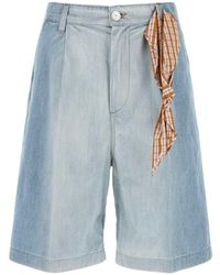 Marni - Pleated Bermuda Shorts - Lyst