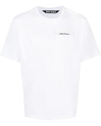 Palm Angels - Logo-tape Cotton T-shirt - Lyst