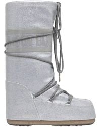 Moon Boot - Icon Glitter Snow Boots - Lyst