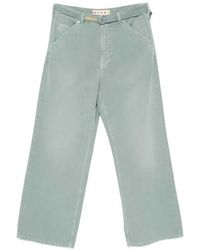 Marni - Wide-Leg Trousers With Belt - Lyst