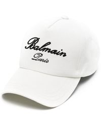 Balmain - Signature Baseball Hat - Lyst
