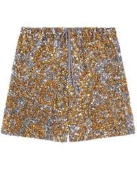 Dries Van Noten - Sequined Shorts - Lyst