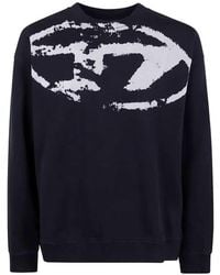 DIESEL - S-Boxt-N5 Printed Sweatshirt - Lyst