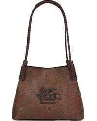 Etro - Arnica Libra Small Tote Bag With Paisley Print - Lyst