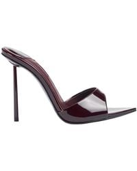 Le Silla - Bella Patent Leather Sandals With 120Mm Stiletto Heel - Lyst