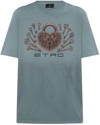 Etro - T-Shirt With Print - Lyst