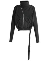 Rick Owens - Drkshdw Mountain Sweat Asymmetric Zip Sweatshirt - Lyst
