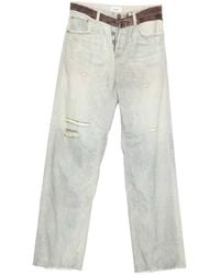 Haikure - Bonnie Trousers With Printed Belt - Lyst