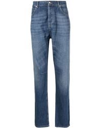 Brunello Cucinelli - Regular Denim Trousers - Lyst