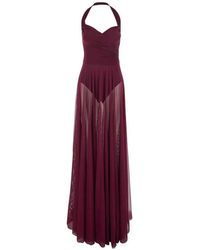 Norma Kamali - Cayla Draped Dress - Lyst