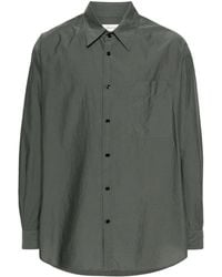 Lemaire - Long-Sleeved Shirt With Double Pocket - Lyst