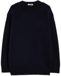 Jil Sander - Wool-Blend Crew-Neck Sweater - Lyst