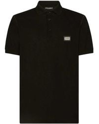 Dolce & Gabbana - Polo Shirt With Appliqué - Lyst