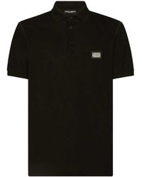 Dolce & Gabbana - Polo Shirt With Appliqué - Lyst