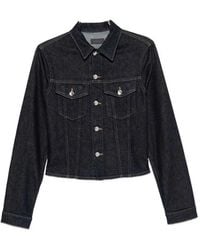 Haikure - Button-Fastening Denim Jacket - Lyst