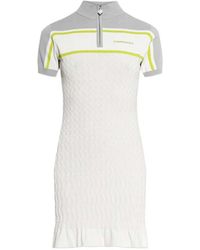 CASABLANCA - Short Zip-Up Dress - Lyst