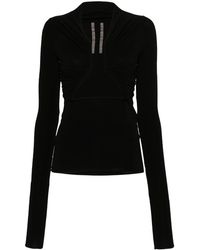 Rick Owens - Top With Cut-Out Detail - Lyst