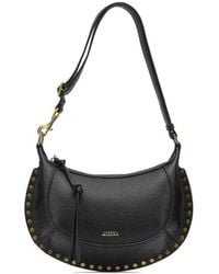 Isabel Marant - Marant Oskan Moon Soft Leather Shoulder Bag - Lyst