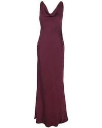 Norma Kamali - Drop Shoulder Long Dress - Lyst