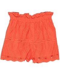Raquel Diniz - Bahia Guipure Lace Ruffle Shorts - Lyst