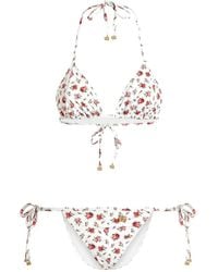 Dolce & Gabbana - Dolce & Gabbana Floral Bikini - Lyst