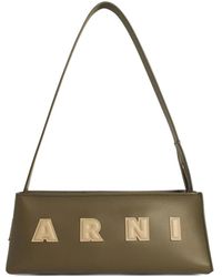 Marni - Shoulder Bag With Logo Plaque - Lyst