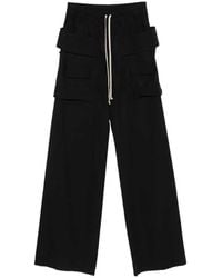 Rick Owens - Cotton Drawstring Trousers - Lyst