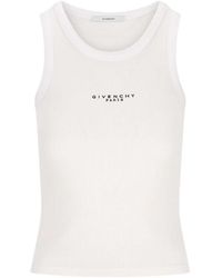 Givenchy - Logo Cotton Tank Top - Lyst