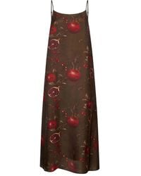 Uma Wang - Abito Midi Anaya Con Stampa-Donna - Lyst