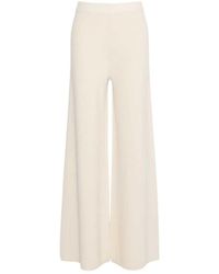 Max Mara - Wide-Leg Wool And Cashmere Blend Trousers - Lyst