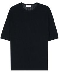Lardini - Open Knit T-Shirt - Lyst