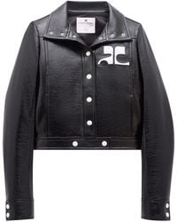 Courreges - Courrèges Vinyl Reedition Jacket - Lyst