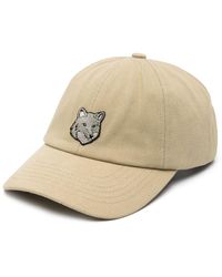Maison Kitsuné - Baseball Hat With Fox Patch - Lyst