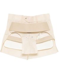 Rick Owens - Skirt With Layered Straps And Temple Cutout - Lyst
