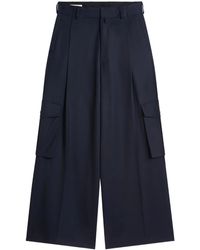 Dries Van Noten - Piers Tris 1176 M.W.Pants Nav - Lyst