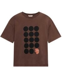 Marni - Cotton T-Shirt With Planet Print - Lyst