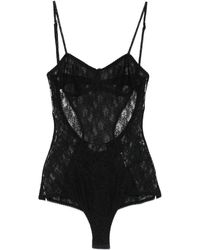 The Attico - Lace Bodysuit - Lyst