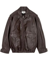 MM6 by Maison Martin Margiela - Bomber Con Tasche-Uomo - Lyst