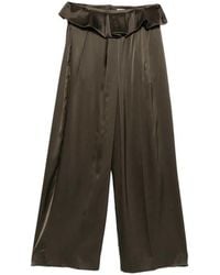 KHAITE - Kira Silk Trousers - Lyst