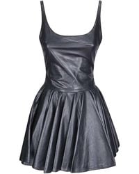 Haikure - Lucrezia Silky Leather Mini Dress - Lyst